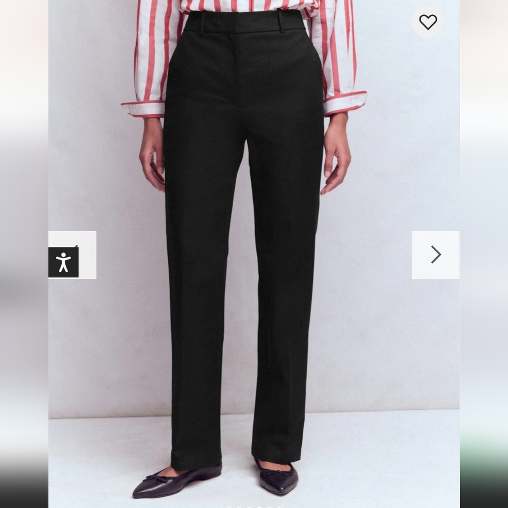 Boden Cannonbury Women's Black Pants 12 Petite NWT